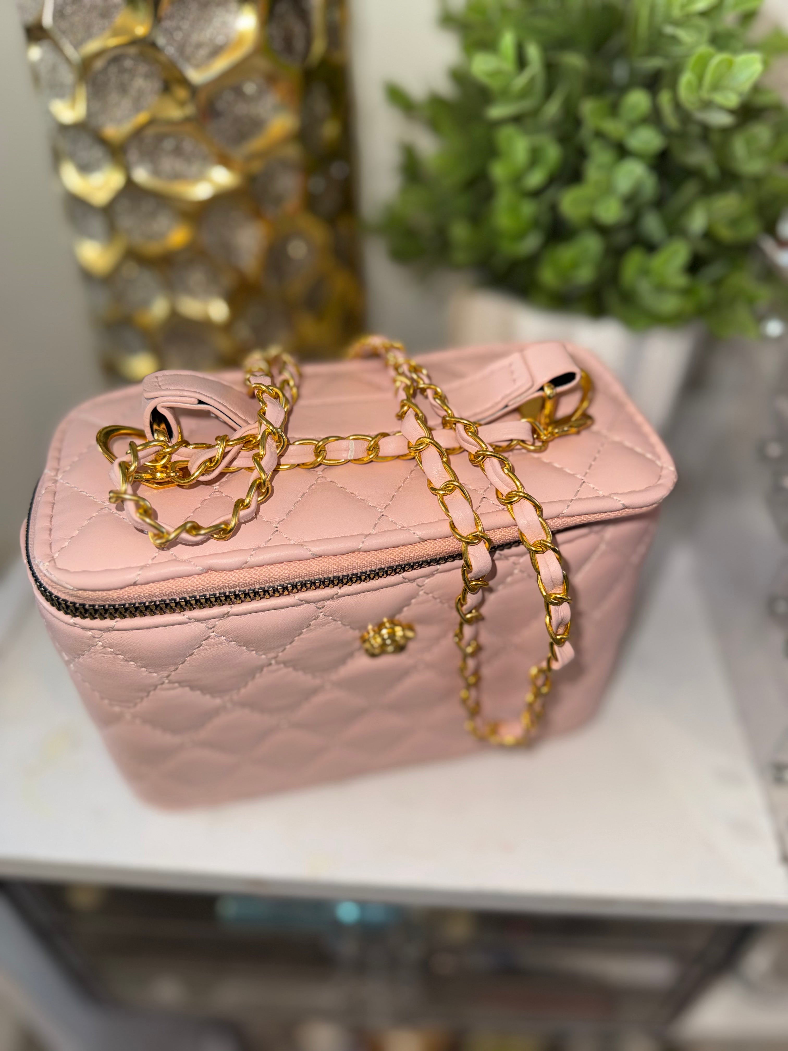 Vanity case bag (Pink)