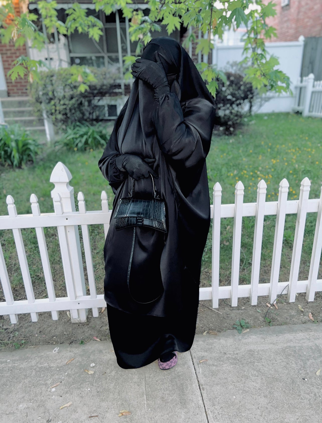 Haniya 2pc Satin Jilbab