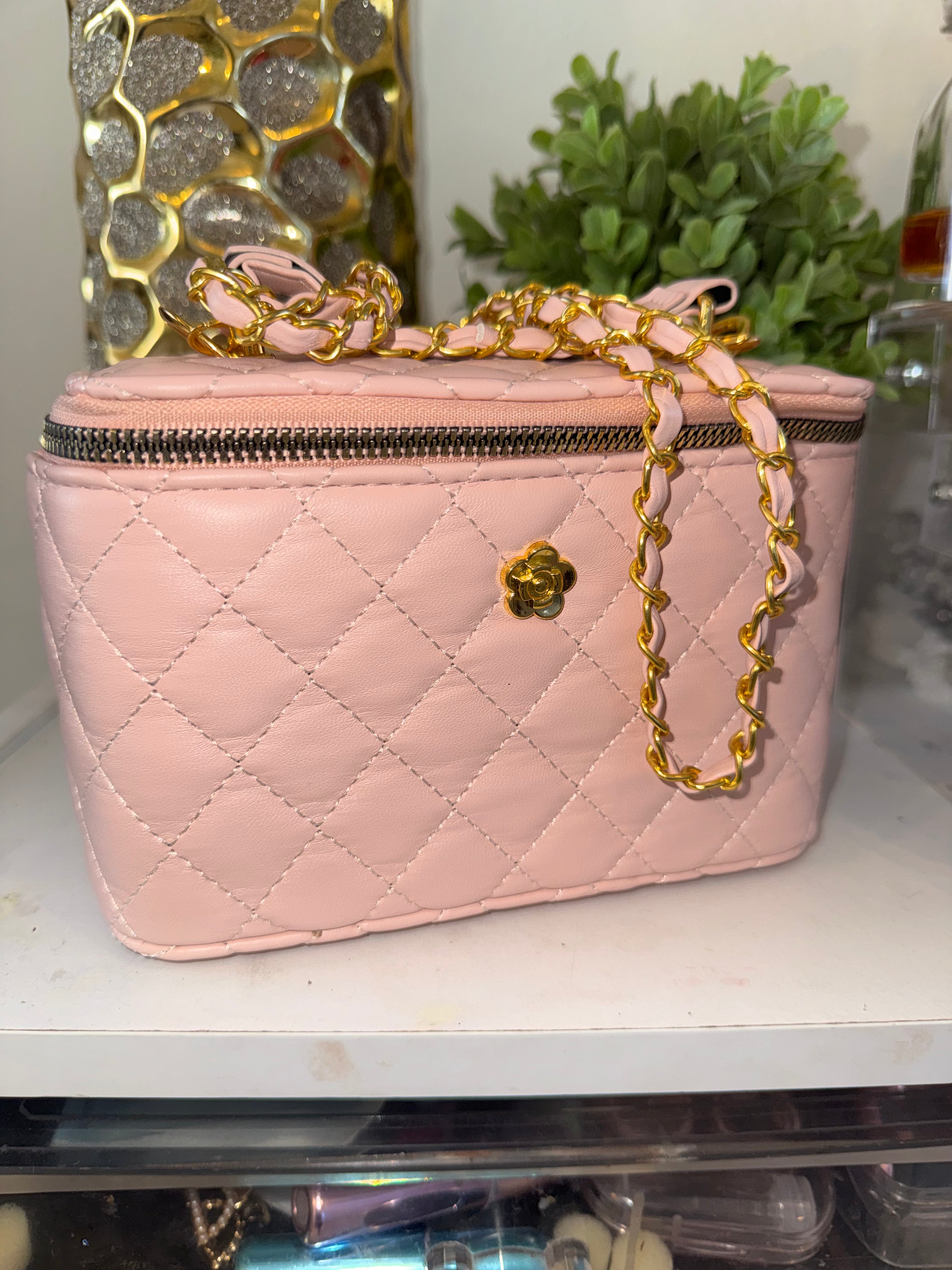 Vanity case bag (Pink)