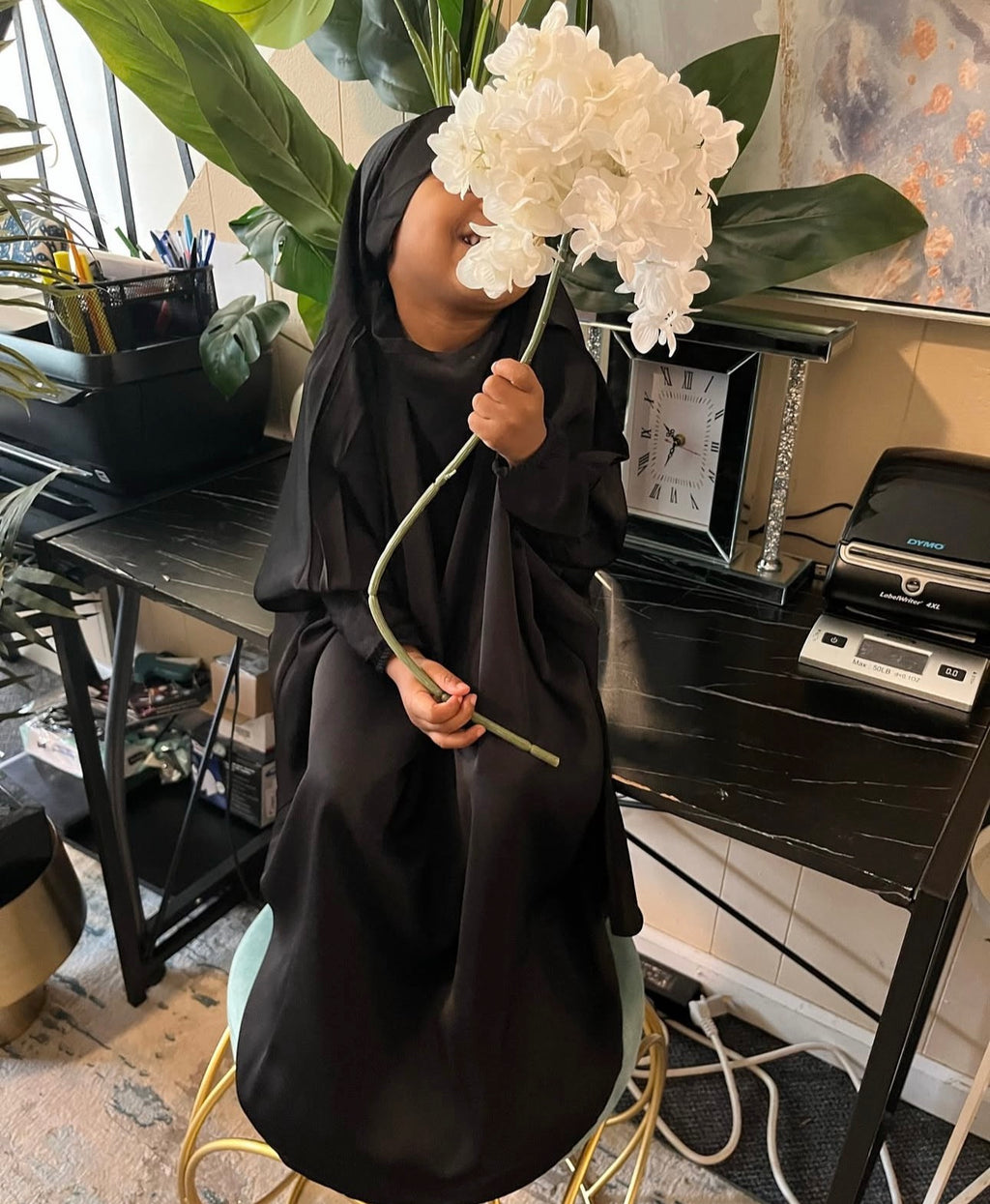 Bint 2pc Satin Jilbab