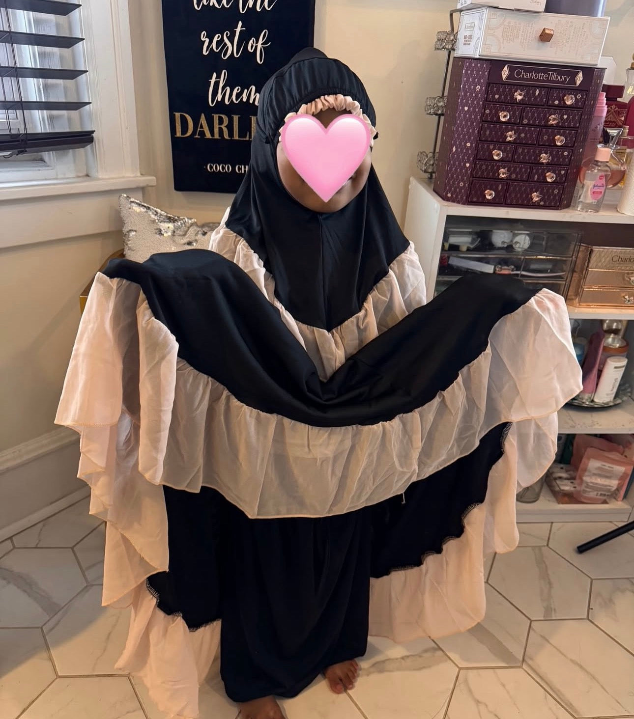 Bint prayer garment (Black)