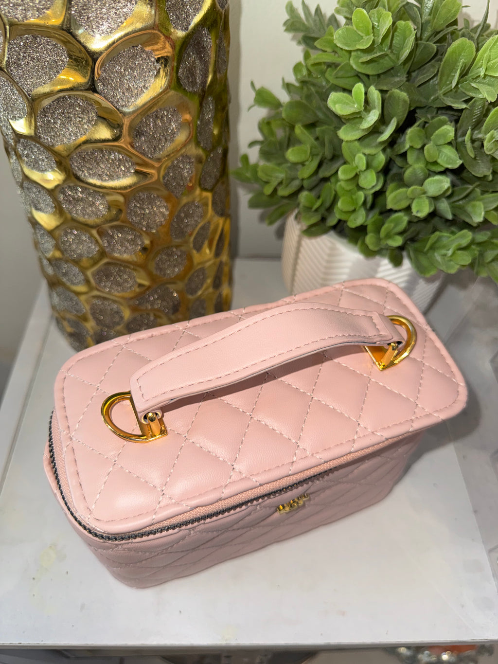 Vanity case bag (Pink)